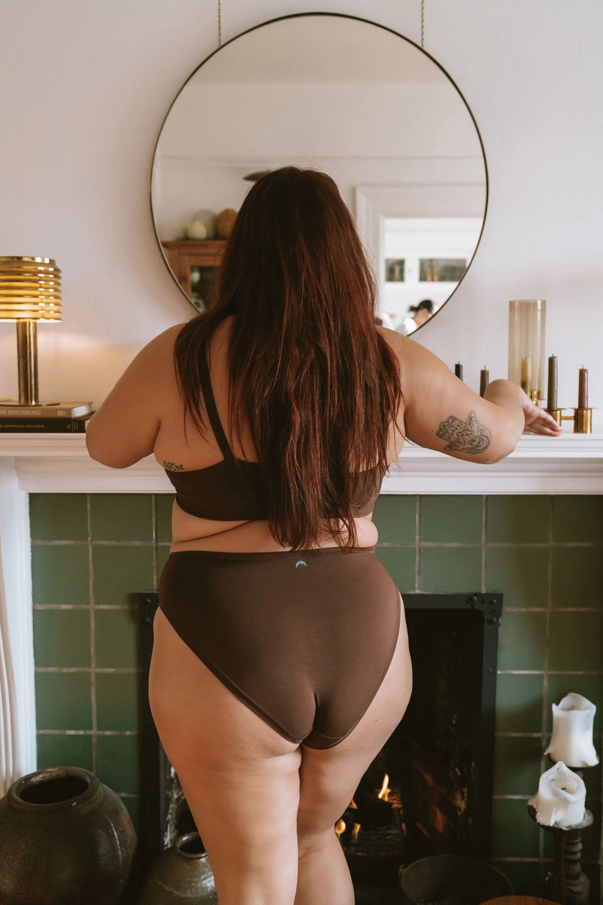 Huha High Rise Bikini | Brown