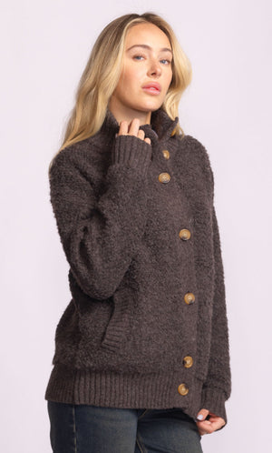 Pink Martini Dolly Sweater | Dark Grey