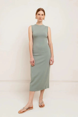 Paper Label Rynn Tank Dress | Iceberg Green
