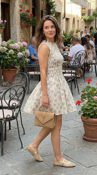 Priv Prim Rouched Cocktail Dress | Black + Floral