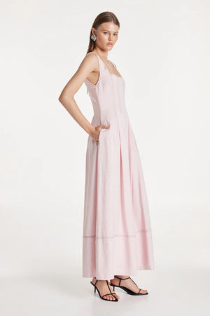 Madison The Label Paros Maxi Dress With Pockets | Pink