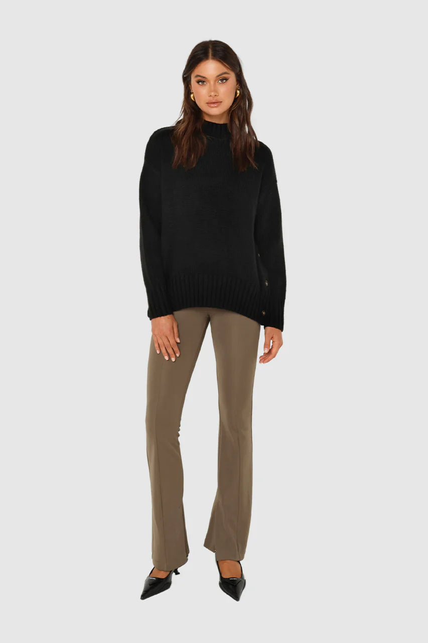 Madison The Label Penny Sweater | Black