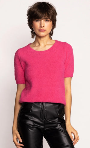 Pink Martini Addison Sweater | Black + Pink