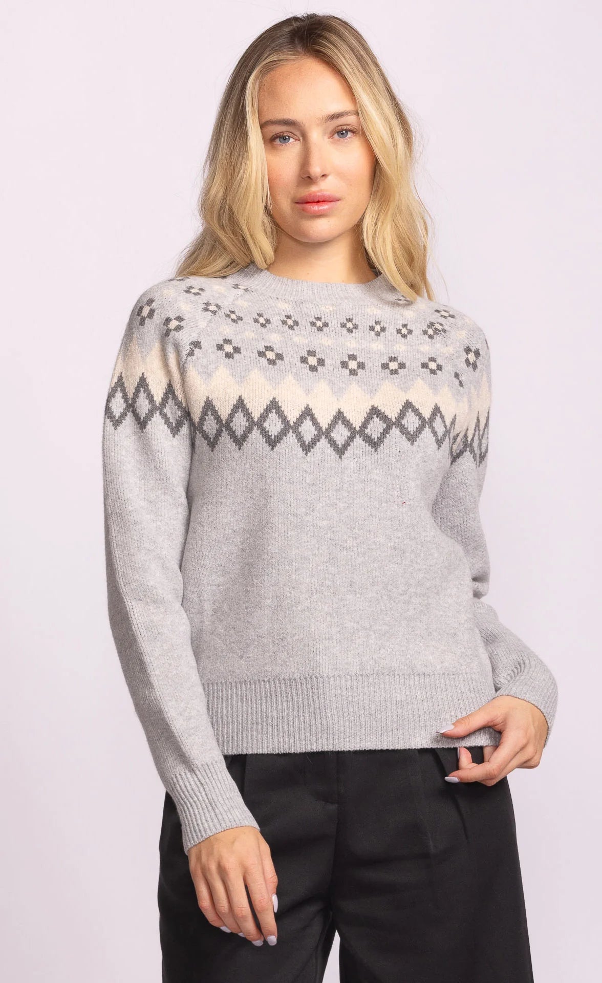 Pink Martini Haverford Sweater | Grey
