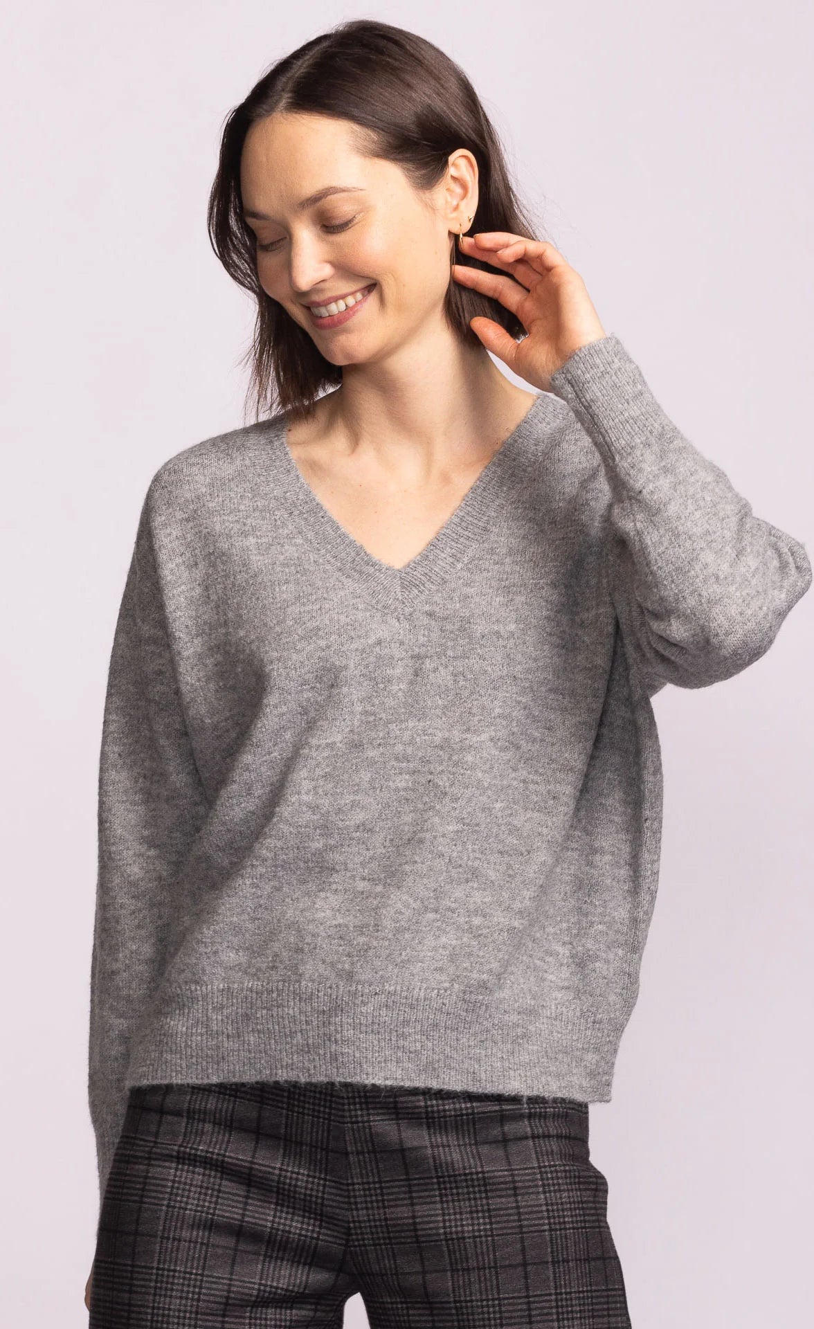 Pink Martini Jacon Sweater | Grey