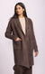 Pink Martini Stockport Jacket | Aubergine + Dark Brown