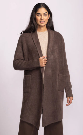Pink Martini Stockport Jacket | Aubergine + Dark Brown