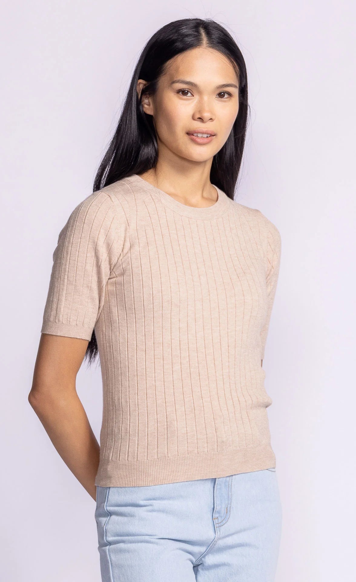 Pink Martini Carolyn Top | Taupe