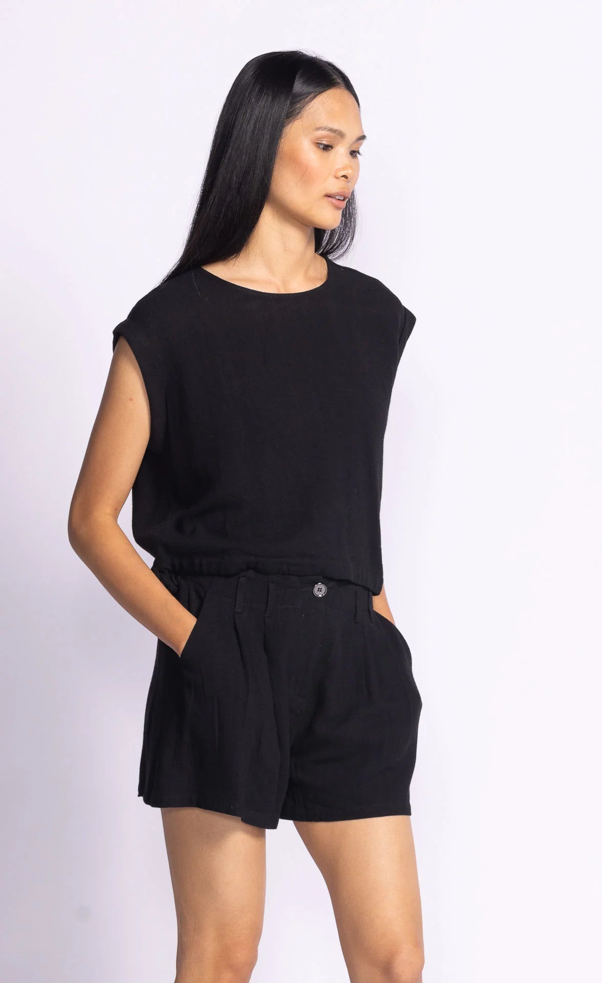 Pink Martini Aiden Shorts | Black