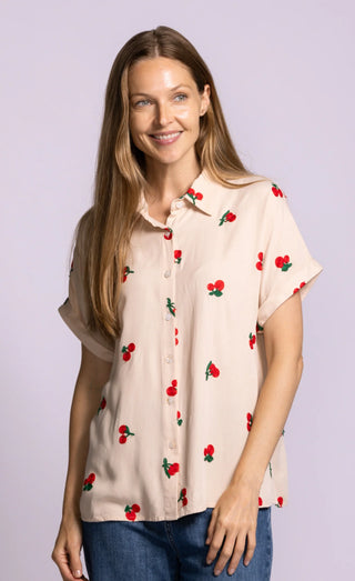 Pink Martini Mon Cherry Blouse