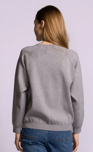 Pink Martini Airplane Mode Sweater | Pink + Grey