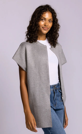 Pink Martini Tonia  Knit Cardigan | Grey