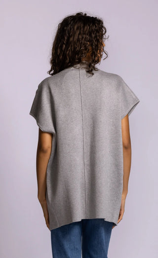 Pink Martini Tonia  Knit Cardigan | Grey