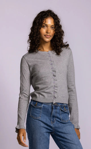 Pink Martini Collins Cardigan Sweater | Grey
