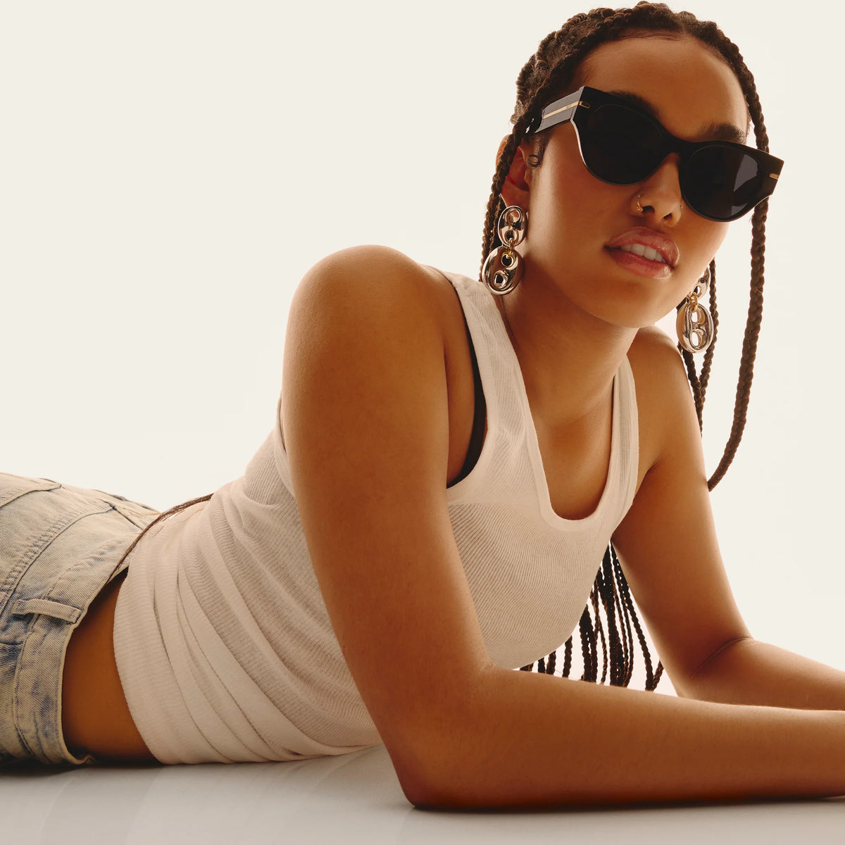 Quay "Chit Chat" Sunglasses | Black