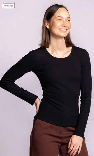 Pink Martini Seraphina Top | Black + White