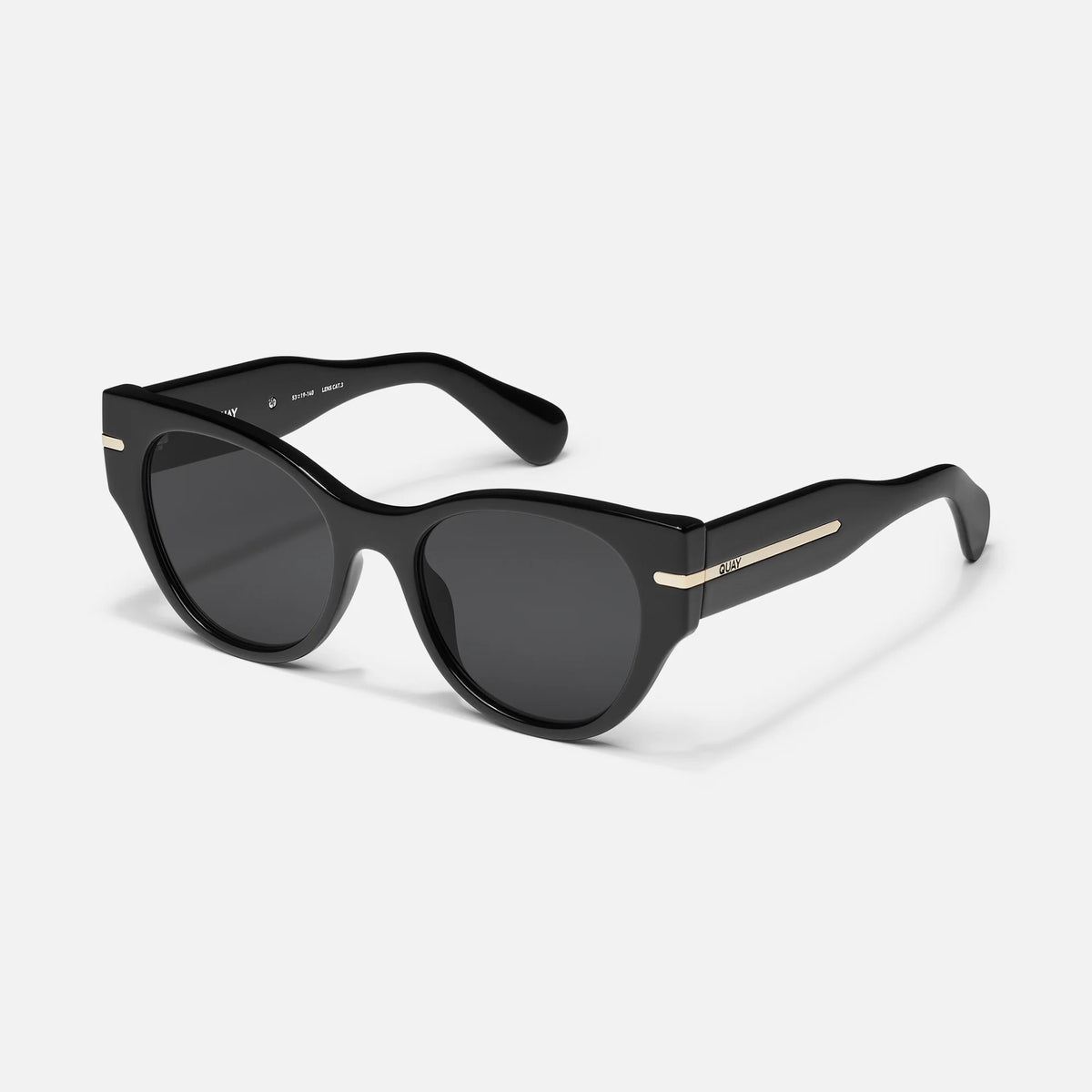 Quay "Chit Chat" Sunglasses | Black