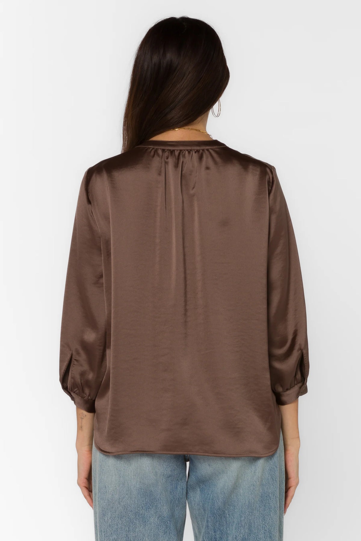 Velvet Heart Robyn 3/4 Sleeve | Brown