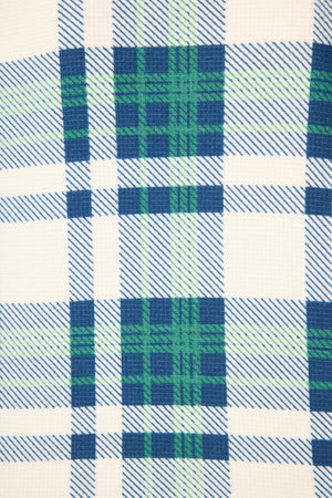 PJ Salvage Cozy Life Thermal Velour Plaid PJ Set