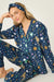 PJ Salvage Flannel Set | Cloud, Navy & Mint