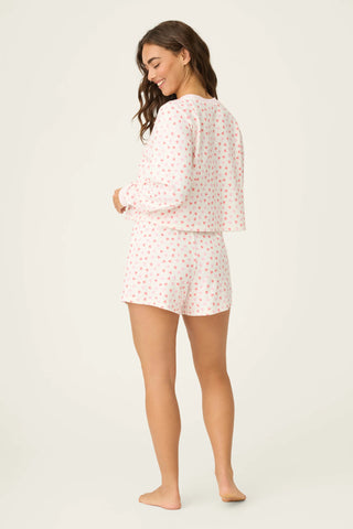 PJ Salvage Boyfriend Boxer Heart to Heart PJ Short Set