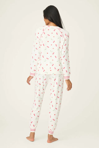 PJ Salvage Cherry Print Peachy PJ Set | Cherry