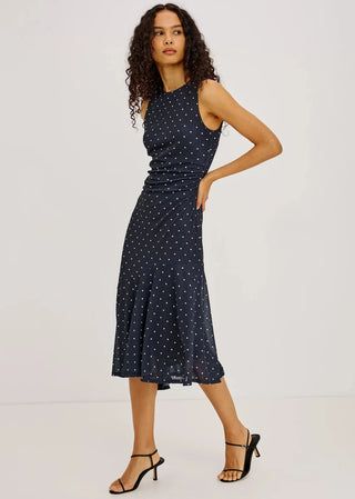 Rails Daija Dress | Navy Polka Dot