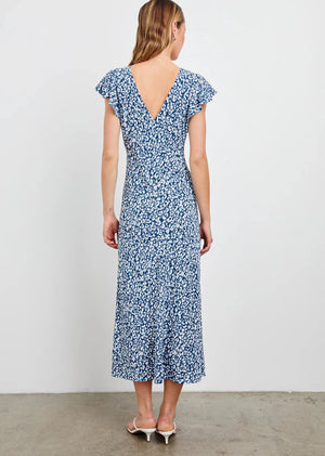 Rails Kenz Dress | Blue Mixed Cheetah