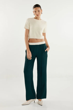 Madison The Label Ruby Knit Tee | White
