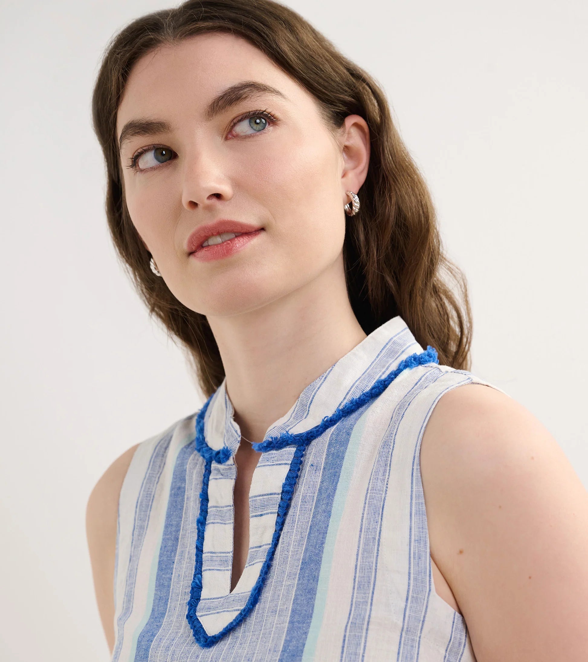 Hatley Marin shift dress | Blue Stripe