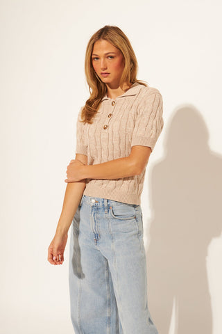 John & Jenn Timmy Top | Shamrock, Navy & Mocha