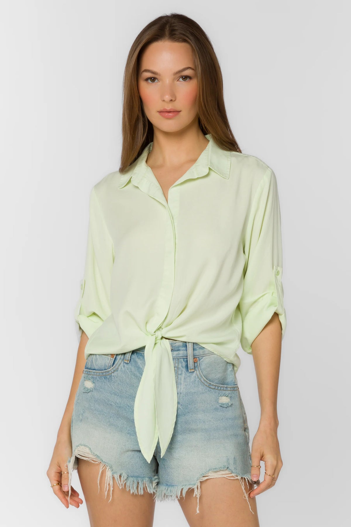 Velvet Heart Solange Blouse | Candy + Lime