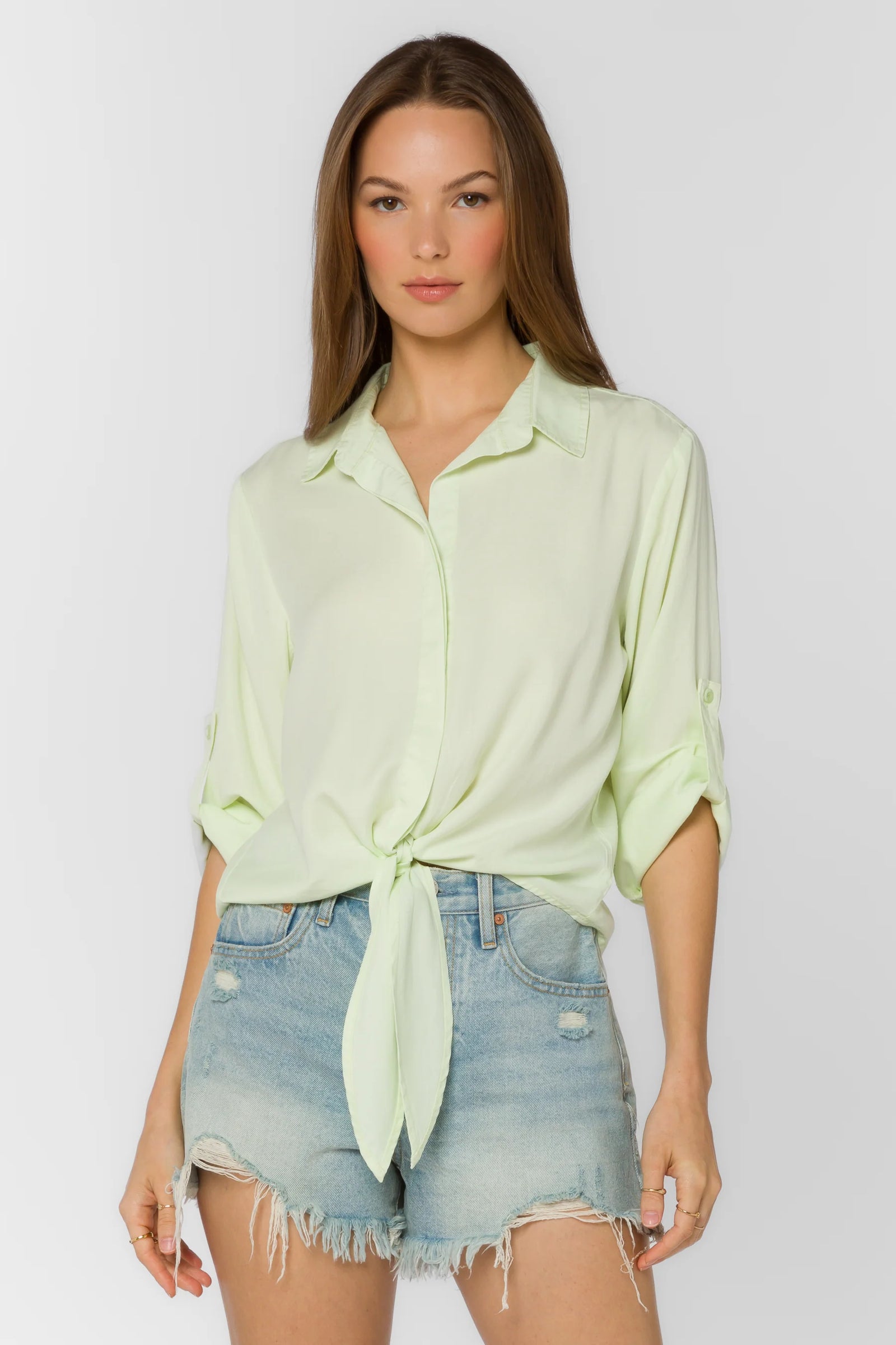Velvet Heart Solange Blouse | Candy + Lime