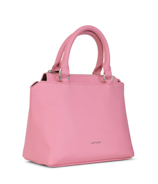 Matt & Nat Athena Sol Small Satchel | Black + Blush