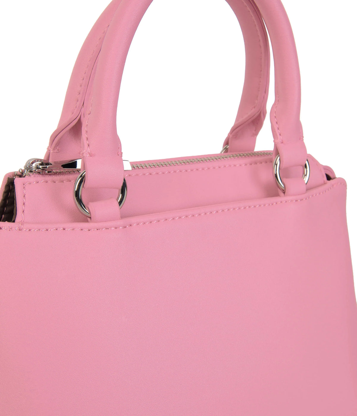 Matt & Nat Athena Sol Small Satchel | Black + Blush