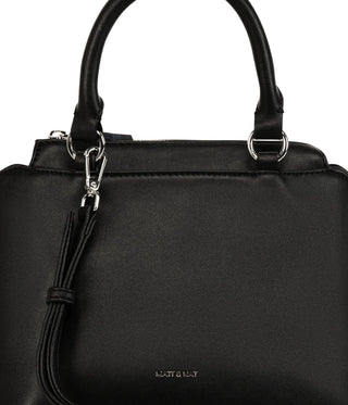Matt & Nat Athena Sol Small Satchel | Black + Blush