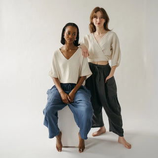 Pokoloko Stevie Pants | Navy + Charcoal