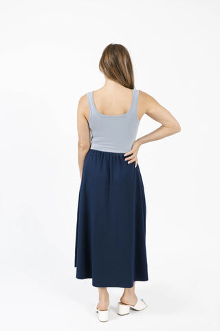Smash & Tess Tatiana Dress | Ice Blue/Navy