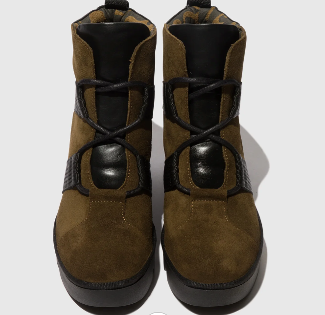 Fly London Blom Lace Up Ankle Boot | Sludge/Black