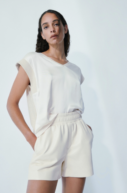 Melissa Nepton Lilo Shorts | Cream