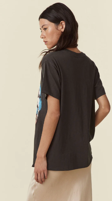 Spell Lovers Road Biker Tee | Charcoal