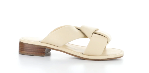 Bos & Co Knick Sandals | Cream + Black