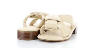 Bos & Co Knick Sandals | Cream + Black