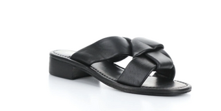 Bos & Co Knick Sandals | Cream + Black