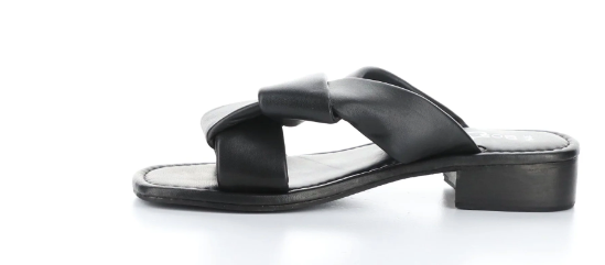 Bos & Co Knick Sandals | Cream + Black