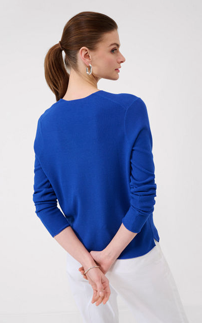 Brax Lesley Sweater | Rosa + Inked Blue