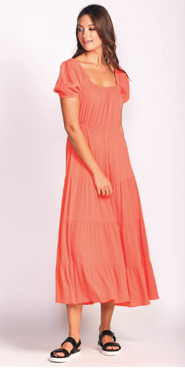 Pink Martini Ariel Dress | Orange