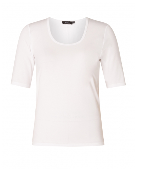 Yest Febe Anne T-Shirt | Chambray + Lilac + Off-white