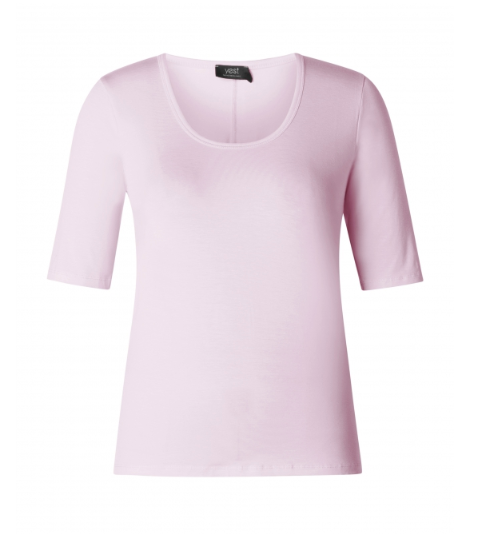 Yest Febe Anne T-Shirt | Chambray + Lilac + Off-white