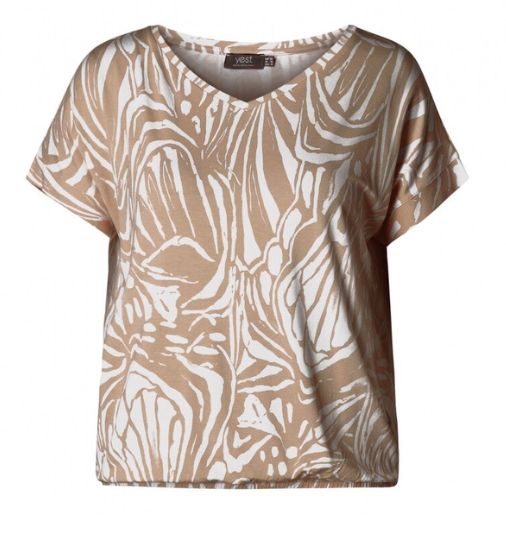 Yest Michelle Tee | Light Brown-Multi